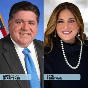 Governor JB Pritzker and Skye Perryman in Conversation